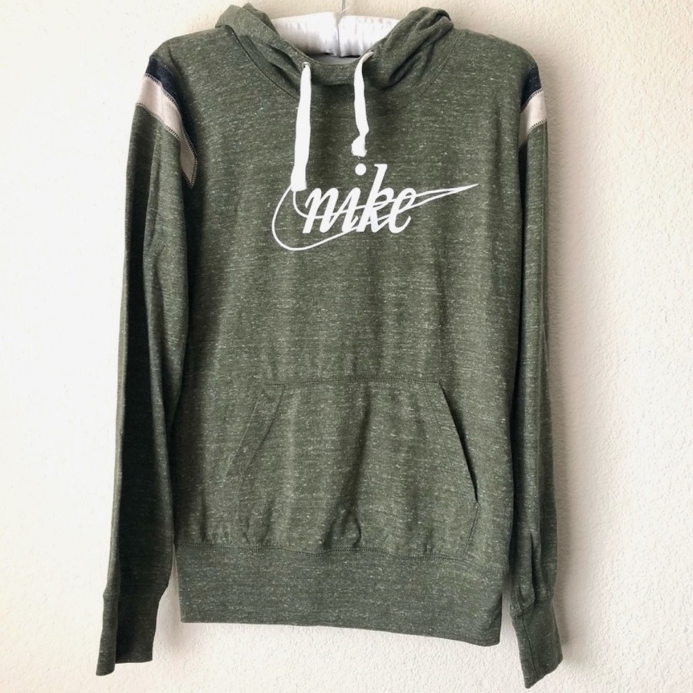 Nike Pullover Hoodie Heathered Green